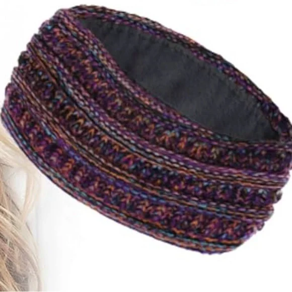Multicolor Knit Headband - Picture 3 of 9